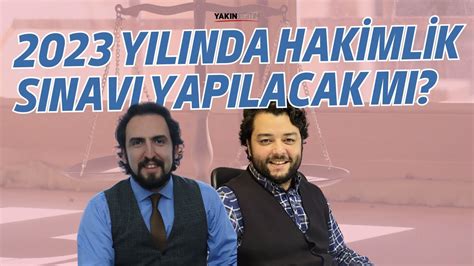 2023 Hakimlik Sınavı Ne Zaman Yapılacak YouTube