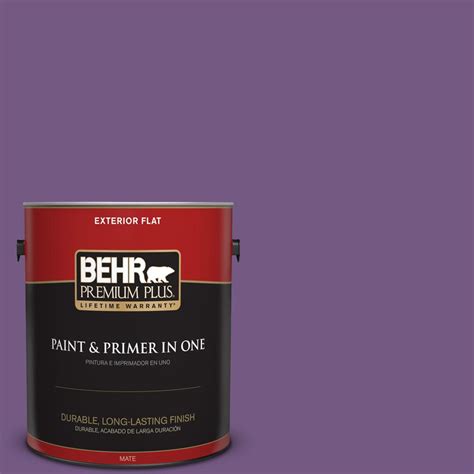 Behr Marquee Gal B Mystical Purple Flat Exterior Paint