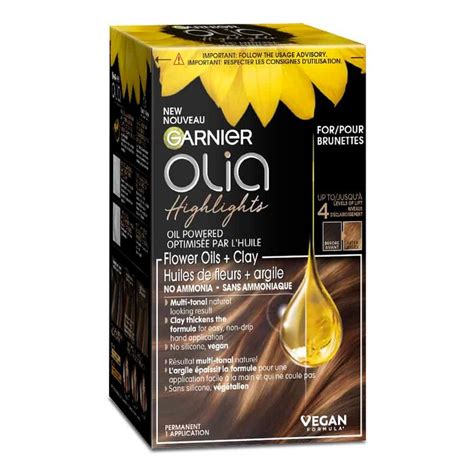 Olia Highligths Brunettes No Ammonia Hair Colour Garnier Ca