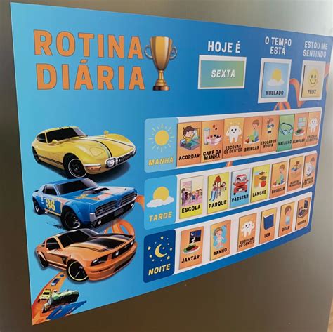 Quadro De Rotina Di Ria Infantil Elo Produtos Especiais