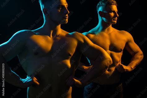 Naked Strong Body Nude Male Bare Torso Sexy Muscular Guy Gay Topless Muscular Fitnes Man