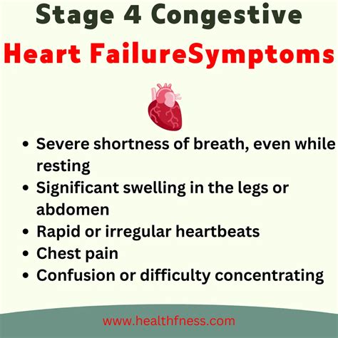 What Are The 4 Stages Of Congestive Heart Failure From Stage 1 To