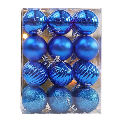 Fmlxio Christmas Deals 24pcs Christmas Balls Ornaments For Xmas Tree