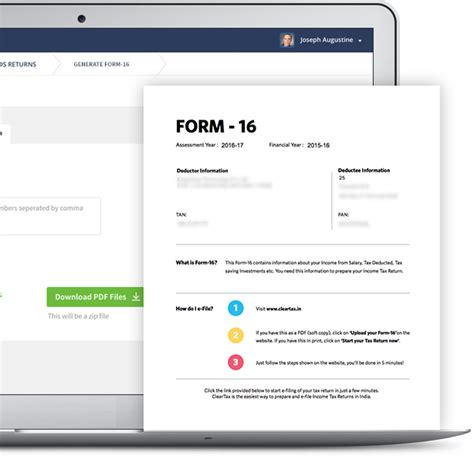 File TDS Return and Generate Form 16 Online with ClearTDS