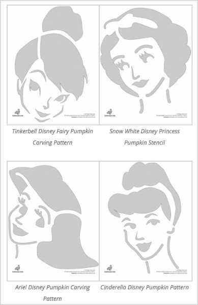 Disney Pumpkin Stencils Over Printable Pumpkin Patterns Disney