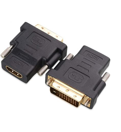 Cable Matters 2 Pack Hdmi To Dvi Adapter Dvi To Hdmi