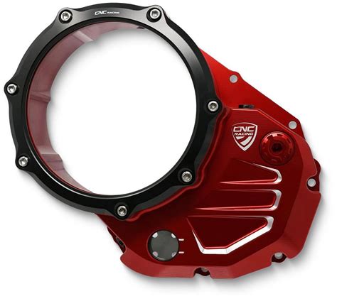 Cnc Racing Clutch Cover Ducati Scrambler Clear Bicolor