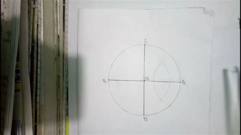 Divide A Circle Into Five Equal Parts Engineering Drawing Youtube