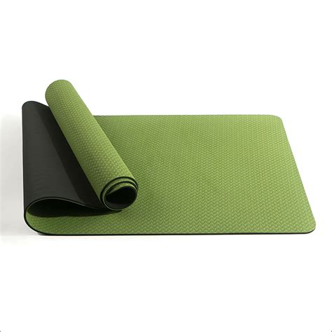 High Quality Yoga Mat Custom Logo Manufacturer Single And Double Color Mat Tpe Yoga Mat - Buy ...