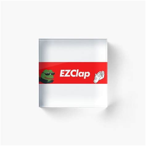 EZClap EZ Clap Red Box Twitch Emote Meme BTTV Better Twitch TV Merch