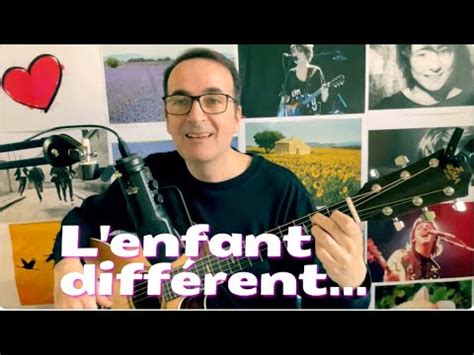 Lenfant différent reprise acoustique d une chanson inédite de Renaud