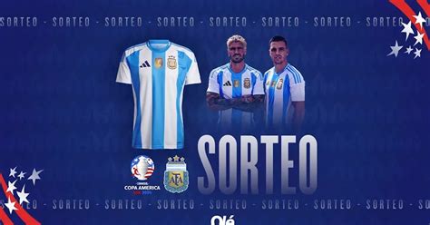 Copa América 2024 Sorteo de la camiseta de la Selección Argentina en