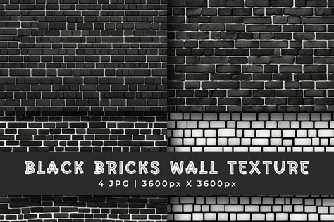 Black And White Bricks Wall Textures Graphic By Srempire · Creative Fabrica