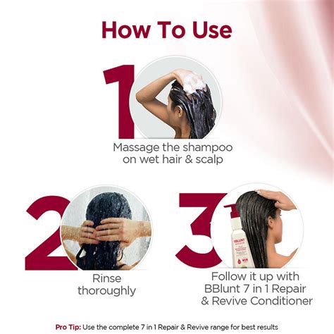 Buy Bblunt 7 In 1 Repair And Revive Shampoo For Hair Damage Repair Online