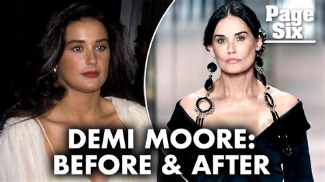 Demi Moore Before And After