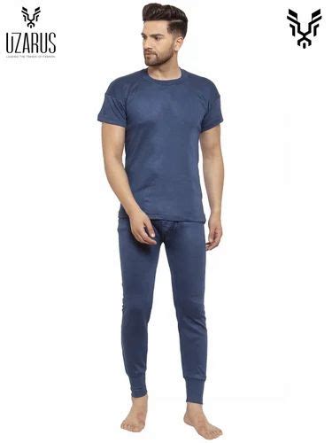 Warm Cotton Blend Mens Thermal Halfsleevs R Neck Set At Rs 240piece In Agra