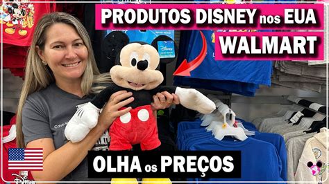 Magia à Venda Produtos Oficiais Disney no Walmart dos EUA Preços e