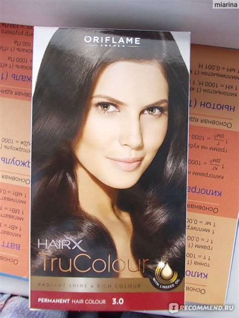 Краска для волос Oriflame Tru Colour HairX "Цвет-Эксперт" - «хороший ...
