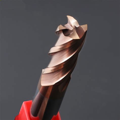 Tungst Nio A O Fresa CNC Endmill 4 Flauta Cortador De Metal Liga De