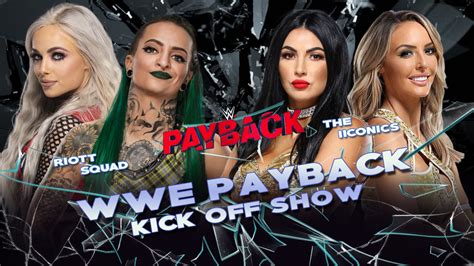 Wwe Payback The Riott Squad Vs The Iiconics Match Simulation