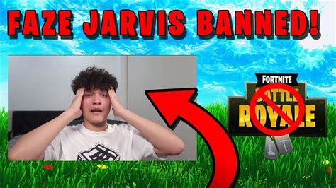 Faze Jarvis Is Banned Forever On Fortnite Youtube