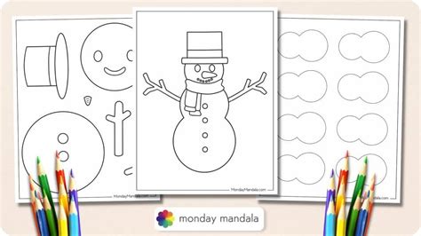 26 Snowman Templates Free Pdf Printables