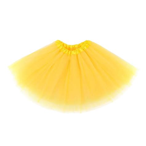 Saia De Tule Tutu Infantil Amarela Cm Balet Carnaval Shopee Brasil