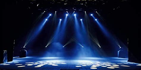 Amazon Yeele 15x8ft Stage Spotlight Backdrop For Photography Blue