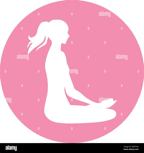 Person In Meditation Pose Vector Stock Vector Image And Art Alamy