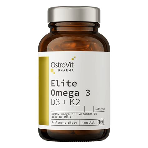 OstroVit Pharma Elite Omega 3 D3 K2 30 Caps 4 33 Official Store