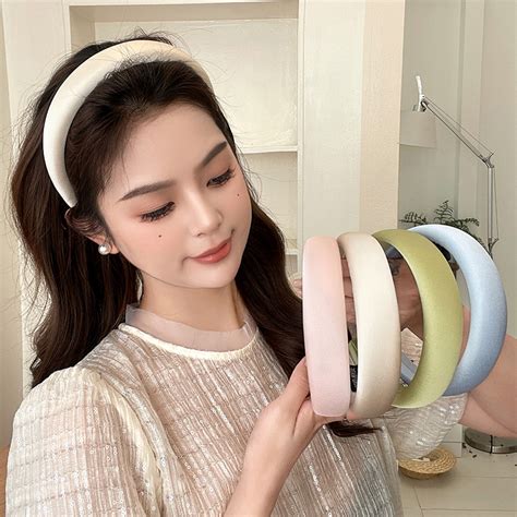 Jual COD Cloud Korean Headband Bando Kain Tebal Wanita Korea Headband