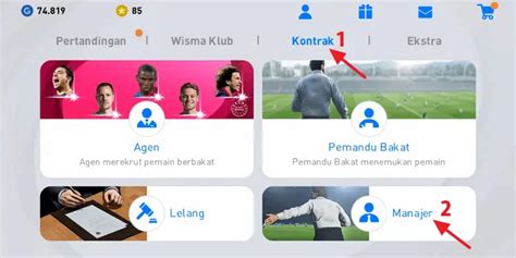 Cara Mengganti Manajer Di PES Mobile 2021 Dengan Mudah