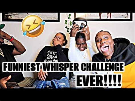 The Funniest Whisper Challenge Ever Youtube