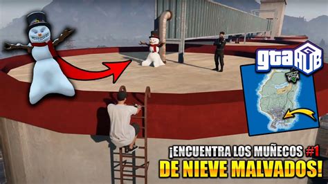 UBICACIONES de TODOS LOS MUÑECOS DE NIEVE GTAHUB EVENTO NAVIDAD 2