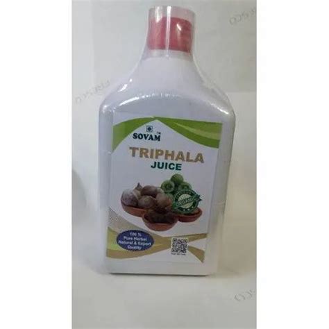 18 Months Organic Herbal Triphala Juice For Personal Packaging Type