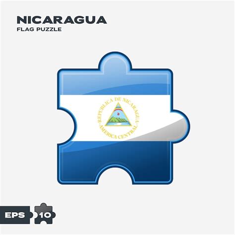 Premium Vector Nicaragua Flag Puzzle