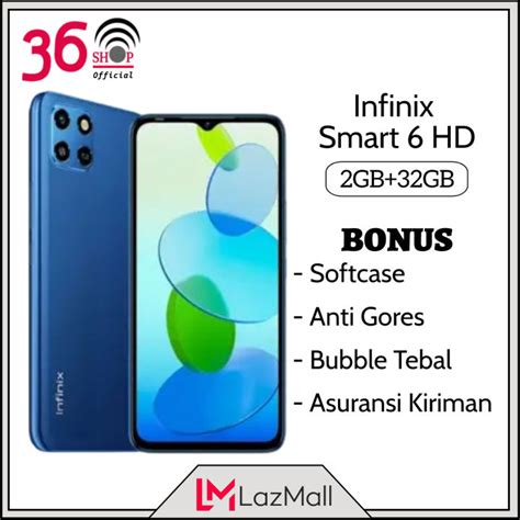 Infinix Smart 6 HD 2GB 32GB Garansi Resmi Infinix 1Tahun DISPLAY