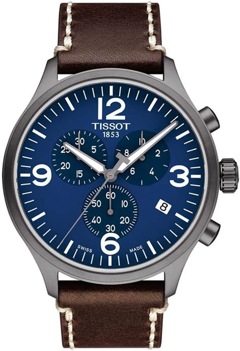 Tissot Relógio masculino Tissot Chrono XL de aço inoxidável 316L