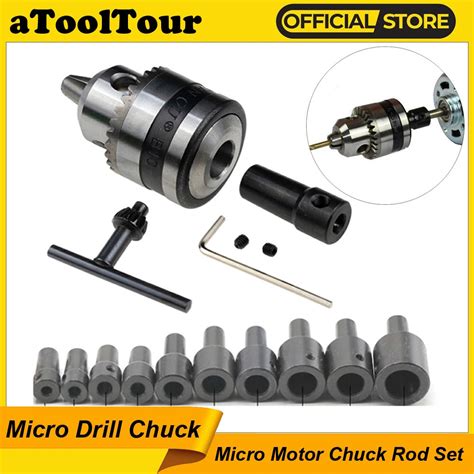 Mini Electric Drill Chuck Mm Mount B Taper Connector Rod Motor