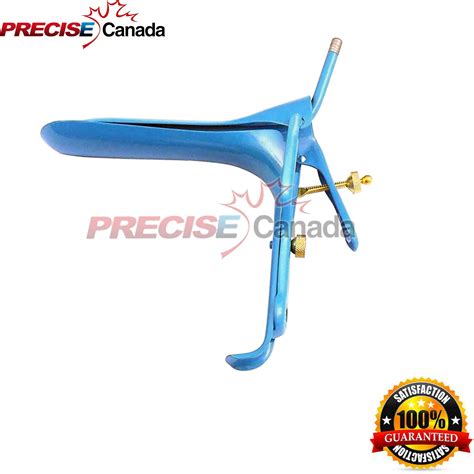 Blue Coated Lletz Leep Large L Graves Vaginal Speculum Gyno Surgical