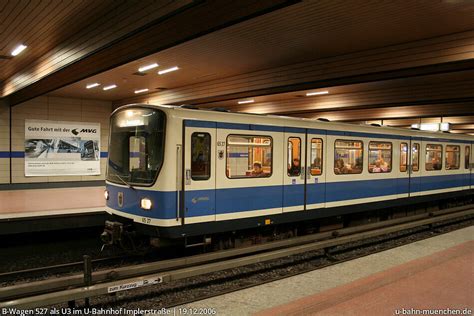 Fahrzeuge Der M Nchner U Bahn Typ B U Bahn M Nchen