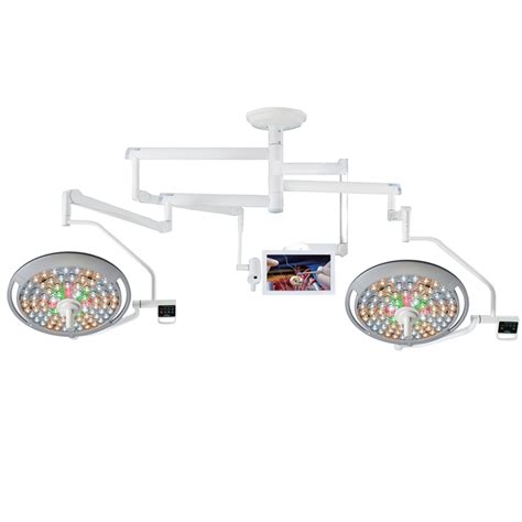 Ceiling Mounted LED Shadowless Operating Lamp Double Head Operating