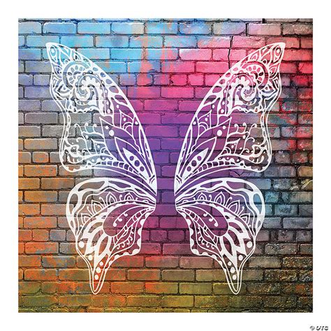 Butterfly Wings Backdrop Oriental Trading