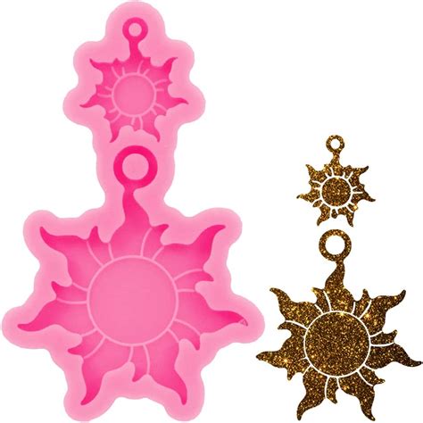 Amazon Angel Wings Shiny Sun Flower Mold Silicone Mold Epoxy Resin