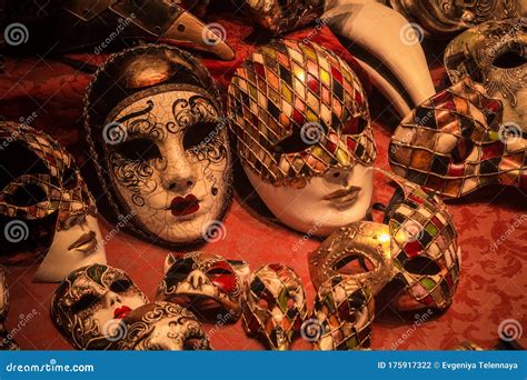 Masquerade Masks In Venice Italy Editorial Photography Image Of