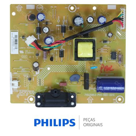 Placa Fonte Para Monitor Philips 193V5LSB23