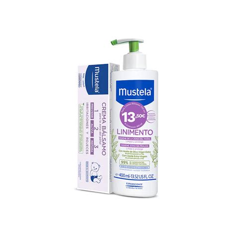 Mustela Pack Linimento 400 Ml Crema Bálsamo 100 Ml