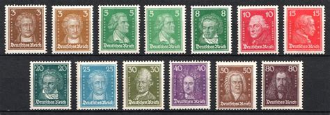 1926 27 Weimar Republic Germany Mi 385 397 Full Set CV 130