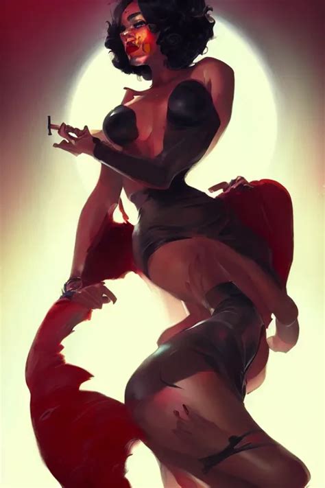 Noir Femme Fatale By Sabbas Apterus And James Jean Stable Diffusion