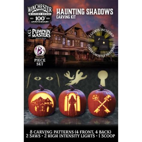 Pumpkin Masters Halloween Haunting Shadows Carving Kit Pc King